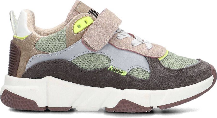 Ton & Ton Jongens Lage sneakers Chunky zool Boje Groen Suède