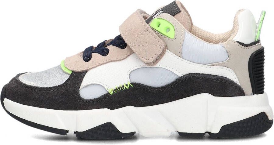 Ton & Ton Jongens Lage sneakers Chunky zool Boje Multi Suède