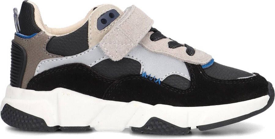Ton & Ton Jongens Lage sneakers Chunky zool Boje Zwart Suède