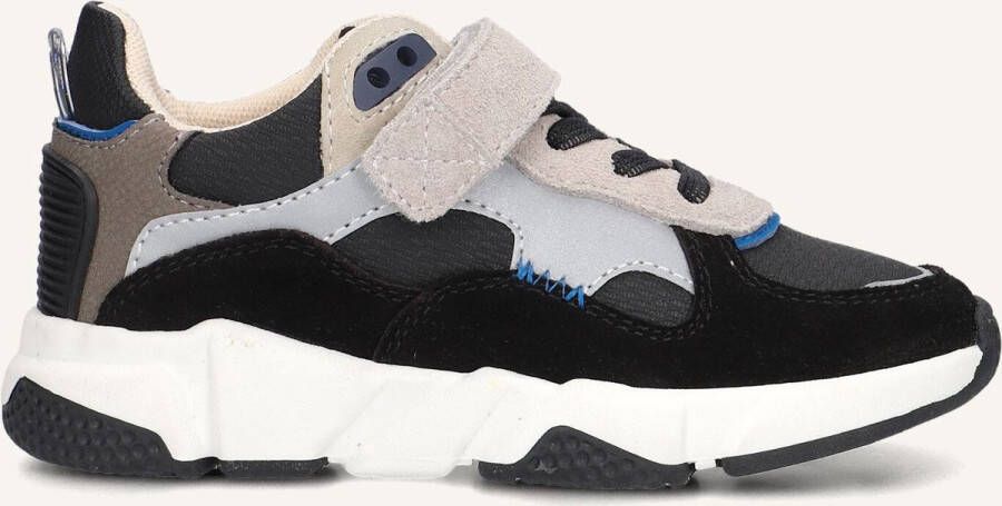 Ton & Ton Jongens Lage sneakers Chunky zool Boje Zwart Suède