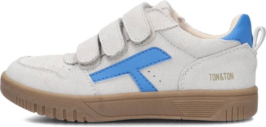 Ton & Ton Jongens Lage sneakers Filip Grijs Suède