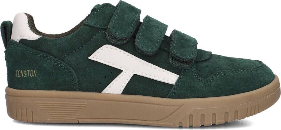 Ton & Ton Jongens Lage sneakers Filip Groen Suède