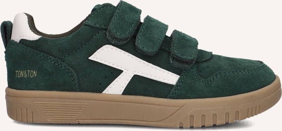 Ton & Ton Jongens Lage sneakers Filip Groen Suède