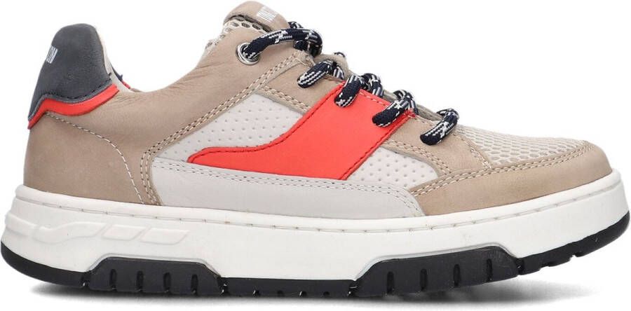 Ton & Ton Jongens Sneakers Erjon 1 Leren Lage sneakers Beige