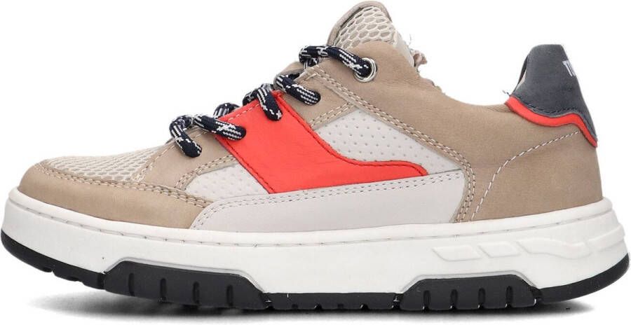 Ton & Ton Jongens Sneakers Erjon 1 Leren Lage sneakers Beige