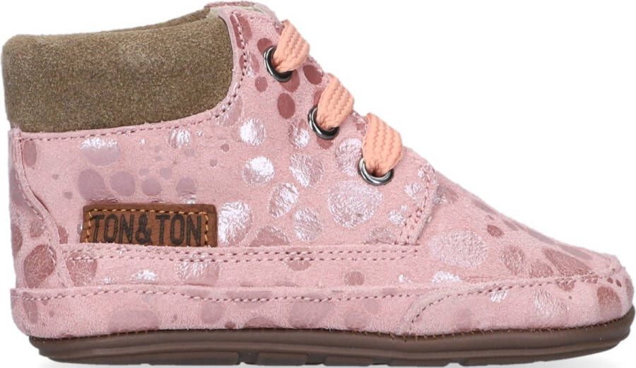 Ton & Ton Lief Babyschoenen Babyslofjes Meisjes Roze