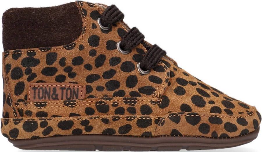 Ton & Ton Lief Babyschoenen Babyslofjes Meisjes Bruin