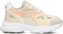 Ton & Ton Meisjes Lage sneakers Chunky zool Wera Beige Mesh - Thumbnail 2
