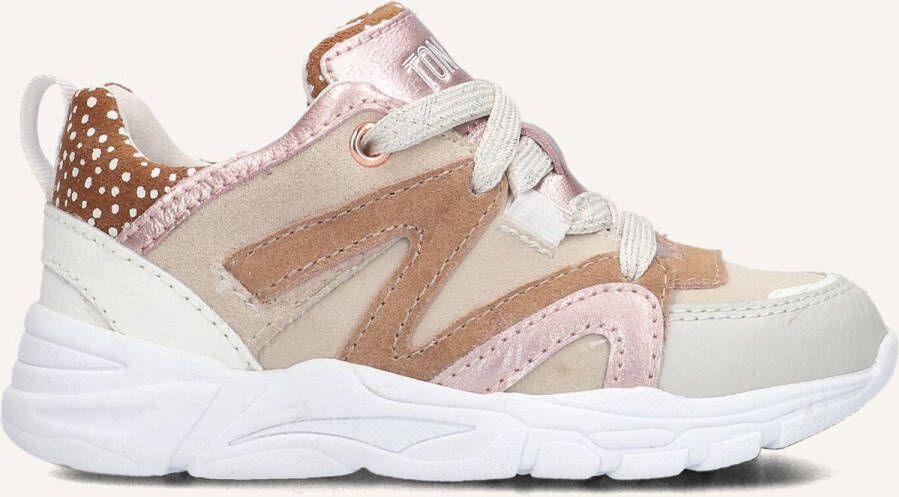 Ton & Ton Meisjes Lage sneakers Signy Beige Suède