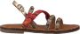 Ton & Ton Meisjes Platte sandalen Sh709 Goud Leer - Thumbnail 2
