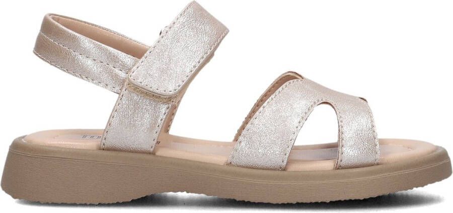 Ton & Ton Meisjes Platte sandalen Silya Goud Leatherlook