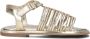 Ton & Ton Meisjes Platte sandalen Tora Goud Leer Normale zool - Thumbnail 7