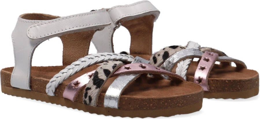 Ton & Ton Meisjes Platte sandalen Pl_omo08 Wit Leer - Foto 2
