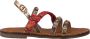 Ton & Ton Meisjes Platte sandalen Sh709 Goud Leer - Thumbnail 2