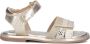Ton & Ton Meisjes Platte sandalen Stina Goud Leer Normale zool - Thumbnail 7