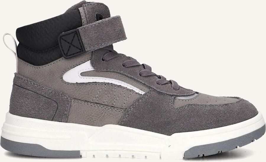Ton & Ton Jongens Hoge sneakers Carlos Grijs Suède