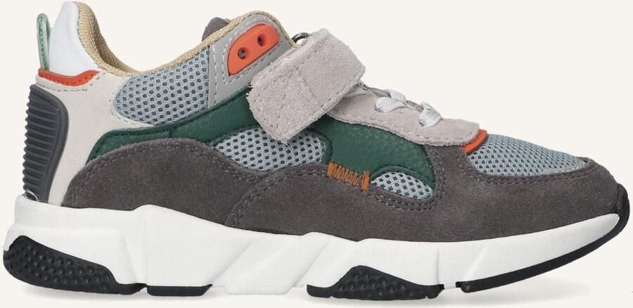 Ton & Ton Jongens Lage sneakers Chunky zool Boje Grijs Textiel