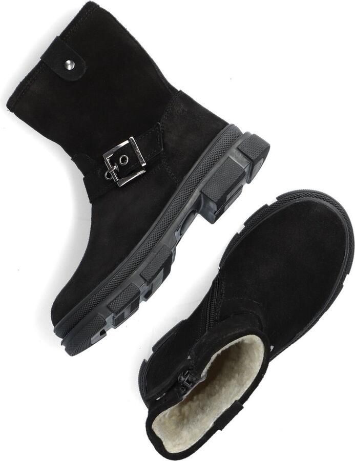Ton & Ton Lunt Enkelboots Enkellaarsjes Zwart - Foto 5