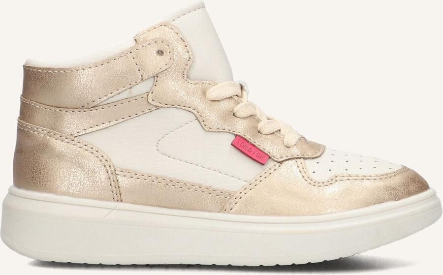 Ton & Ton Meisjes Hoge sneakers Selma Goud Leatherlook - Foto 2