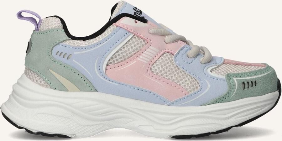 Ton & Ton Meisjes Lage sneakers Chunky zool Eisa Multi Suède