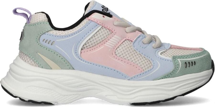 Ton & Ton Meisjes Lage sneakers Chunky zool Eisa Multi Suède