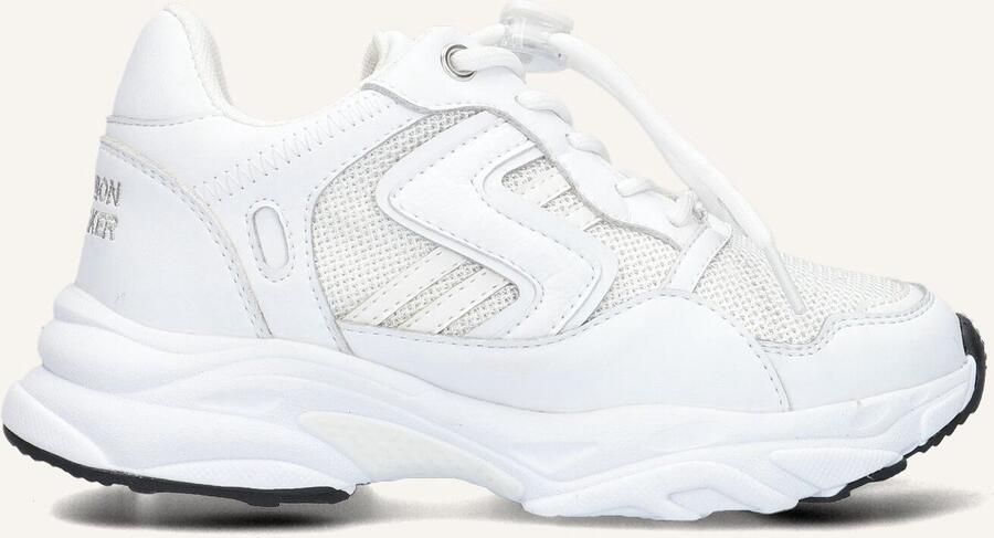 Ton & Ton Meisjes Lage sneakers Chunky zool Sanna Wit Textiel - Foto 2