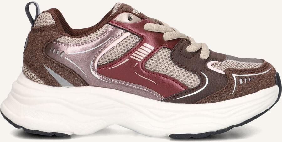 Ton & Ton Meisjes Lage sneakers Ilmi Bruin Suède