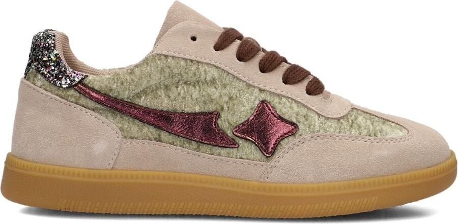 Ton & Ton Meisjes Lage sneakers Vilde Beige Textiel
