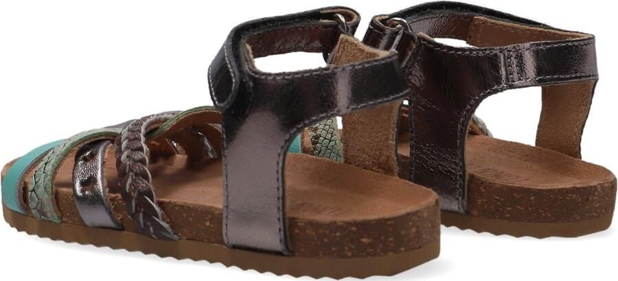 Ton & Ton Meisjes Platte sandalen Pl_omo08 Zilver Leer - Foto 6