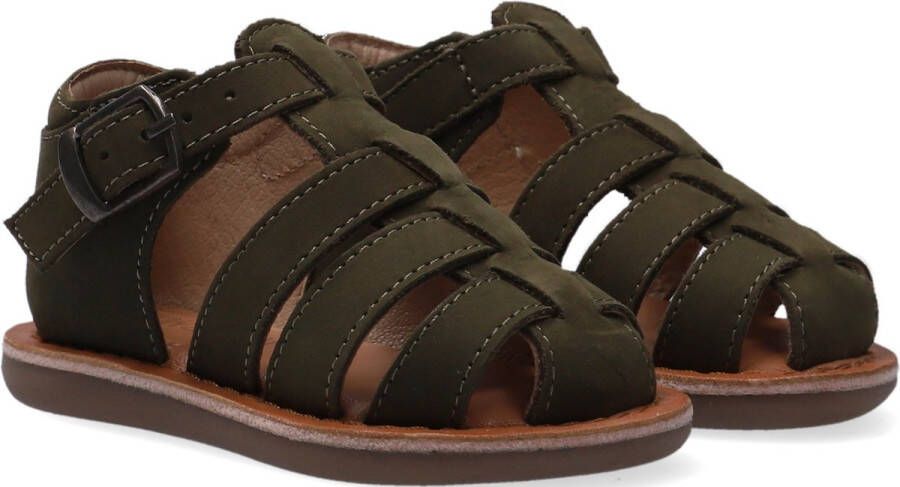Ton & Ton Meisjes Platte sandalen Pl_omo09 Taupe Leer - Foto 5