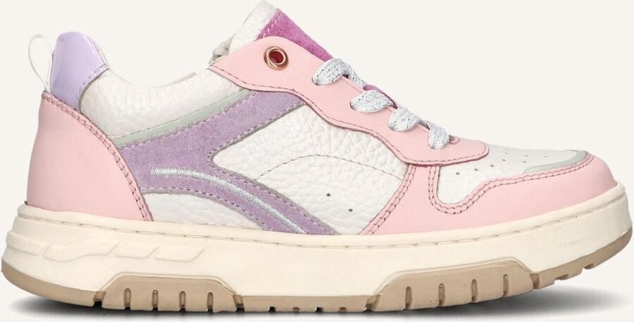 Ton & Ton Meisjes Sneakers Mikaela Leren Lage sneakers Wit - Foto 2