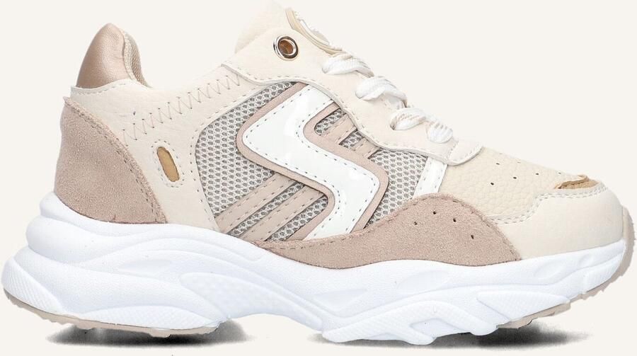Ton & Ton Meisjes Sneakers Sanna Leren Lage sneakers Beige