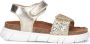 Ton & Ton Meisjes Platte sandalen Ulla Goud Leer Normale zool - Thumbnail 7