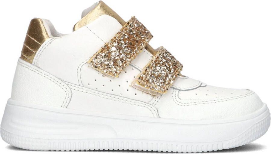 Ton & Ton Unisex Sneakers Helge Leren Lage sneakers Wit