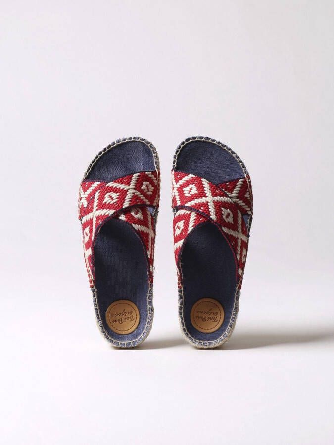 Toni Pons Bali Vermell espadrilles Rood Blauw