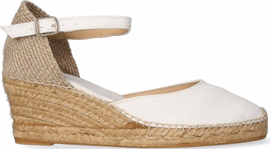 Toni Pons Caldes Dames Espadrilles Blanc Wit Linnen CALDESblanc