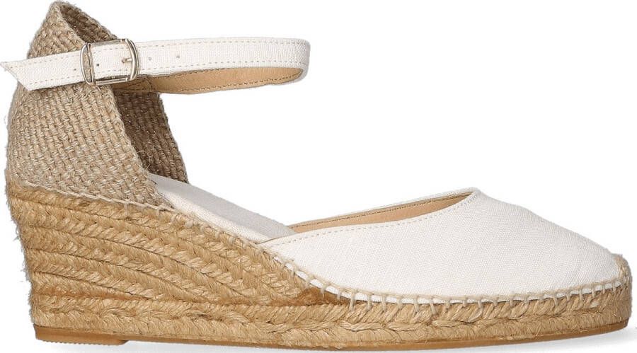 Toni Pons Caldes Dames Espadrilles Blanc Wit Linnen CALDESblanc