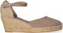 Toni Pons Caldes Dames Espadrilles Taupe Linnen CALDEStaupe - Thumbnail 1