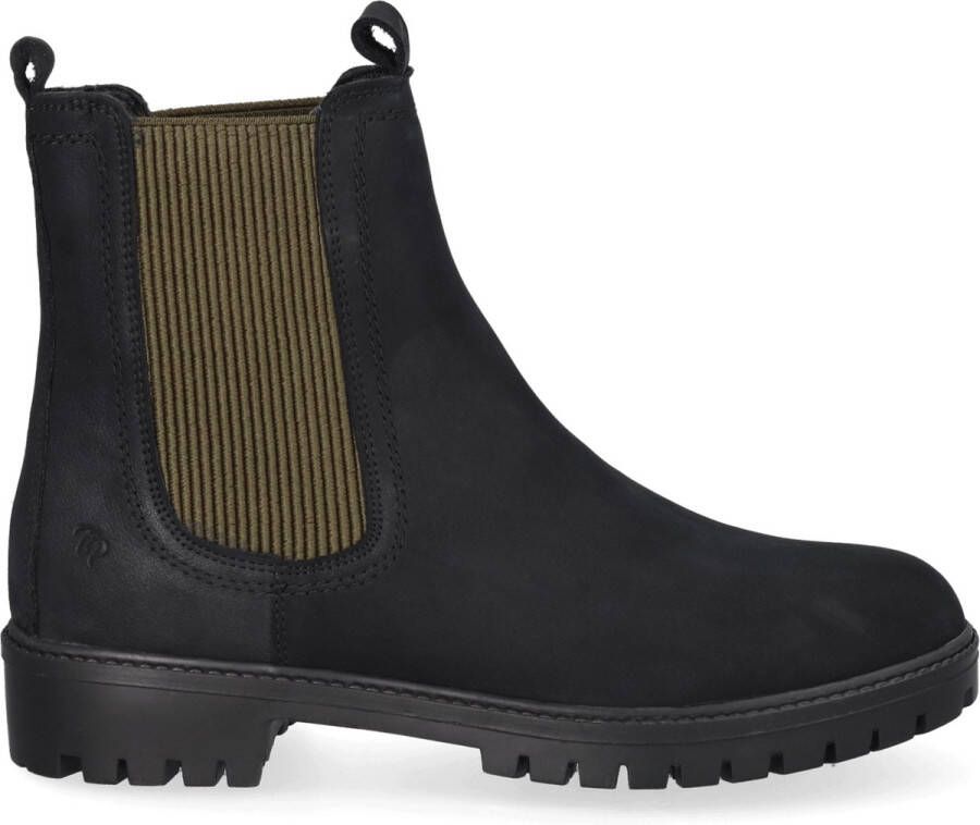 Toni Pons Carla-NC Dames Chelsea Boots Leer Negre