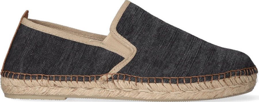 Toni Pons Dallas Heren Espadrilles Negre | Zwart | Canvas