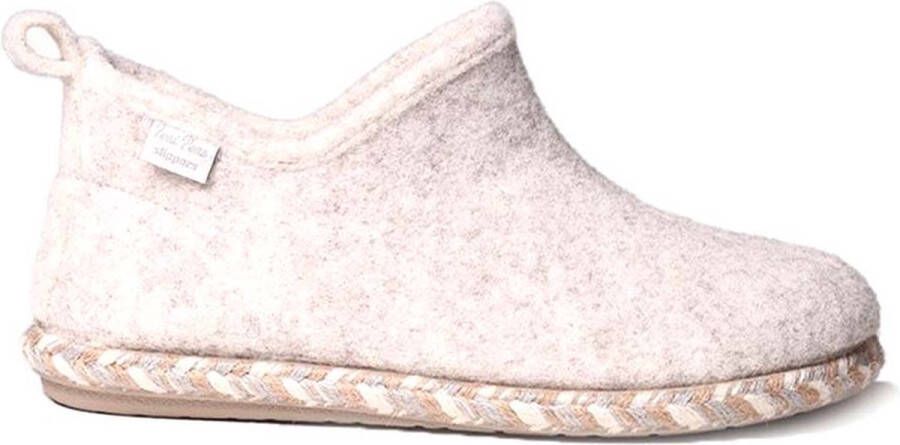 Toni Pons Duna Pantoffels beige Textiel Dames