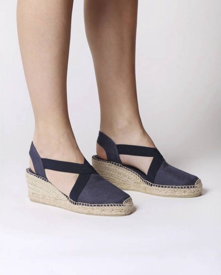 Toni Pons Ter Dames Espadrilles Mari | Blauw | Linnen