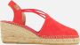Toni Pons Tremp Dames Espadrilles Gerd Rood Suède TREMPgerd - Thumbnail 1