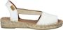 Toni Pons Etna wit leren espadrilles dames (ETNA blanc) - Thumbnail 1