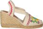 Toni Pons Gardenia Bonita Canvas Dames Espadrilles Multi - Thumbnail 1