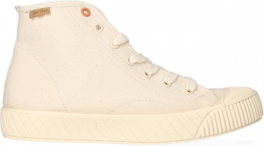 Toni Pons Gena CB Dames Hoge Sneakers Cru | Beige | Gerecycled Katoen