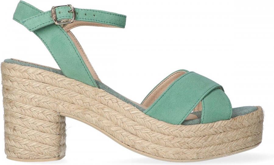 Toni Pons Kota-A Dames Espadrilles Menta Aqua Suède KOTAAmenta