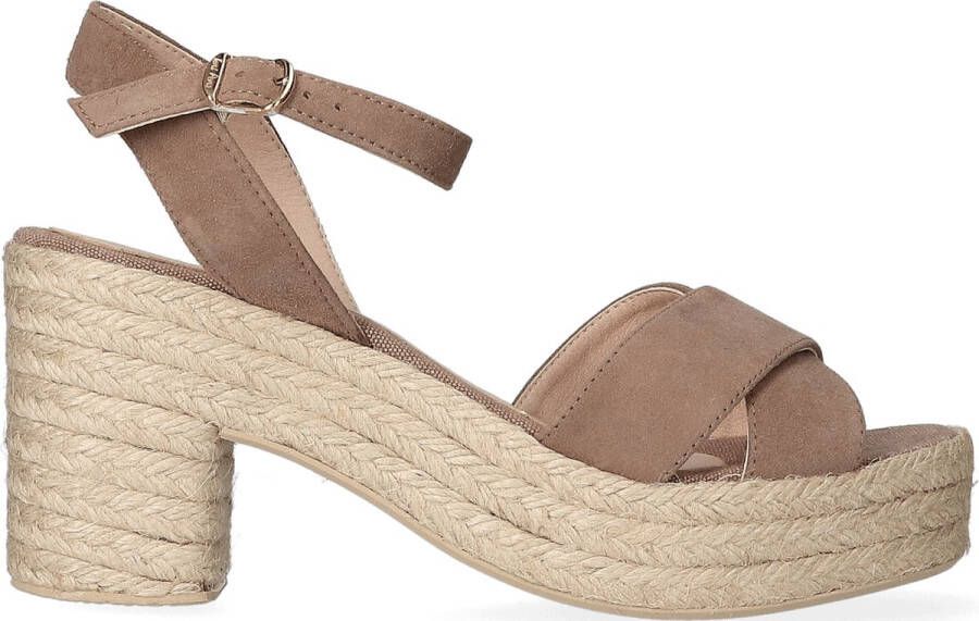 Toni Pons Kota-A Dames Espadrilles Taupe Suède KOTAAtaupe