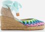 Toni Pons Lolita Dames Espadrilles Rainbow Multi Canvas LOLITArainbow - Thumbnail 1