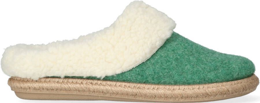 Toni Pons Miri BF Dames Pantoffels Menta | Groen | Vilt